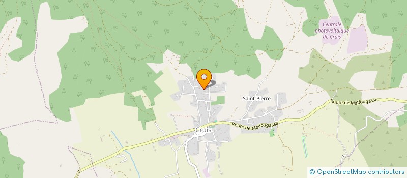 localisation de l'entreprise SCI FIDAC  CRUIS