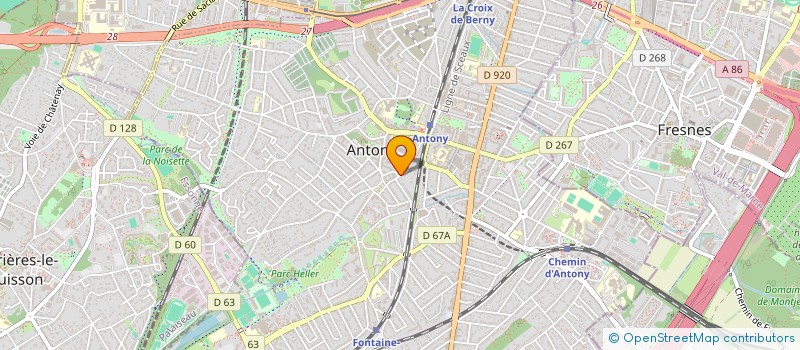 localisation de l'entreprise SCI FIDAMES à ANTONY