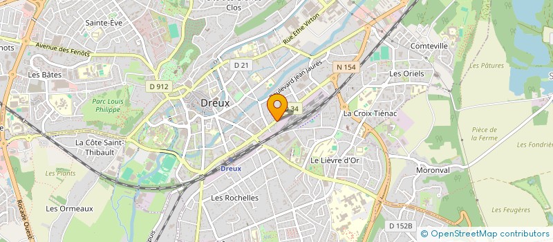 localisation de l'entreprise SCI FIDAN à DREUX