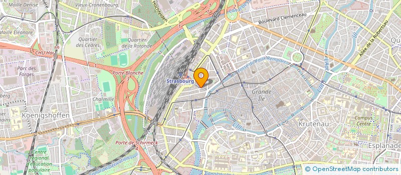 localisation de l'entreprise SCI FIDAN ET DOGAN  STRASBOURG