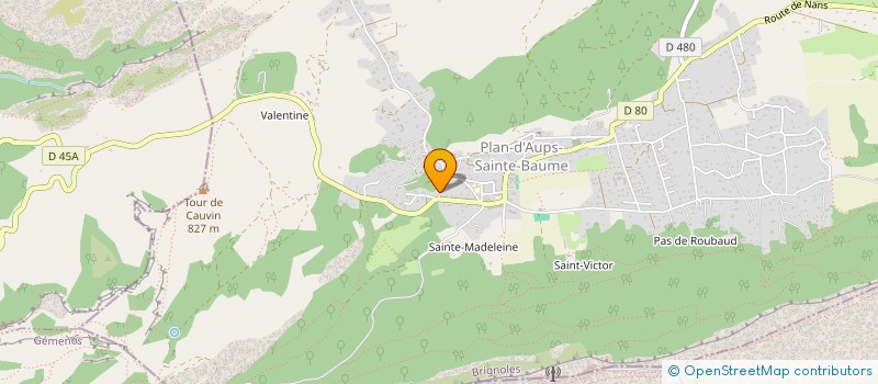 localisation de l'entreprise SCI FIDATRIA  PLAN-D'AUPS-SAINTE-BAUME