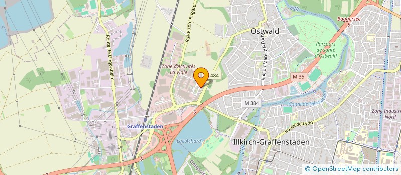 localisation de l'entreprise SCI FIDAUQA  OSTWALD