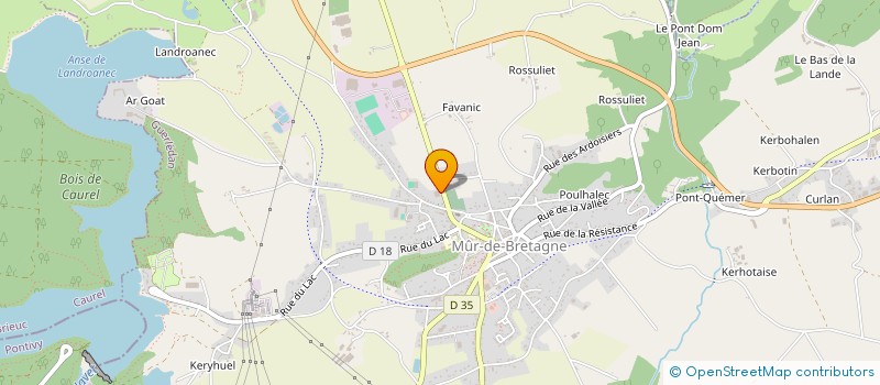 localisation de l'entreprise SCI FIDAV  TRELEVERN