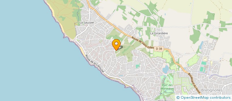 localisation de l'entreprise SCI FIDEAL à BRETIGNOLLES-SUR-MER