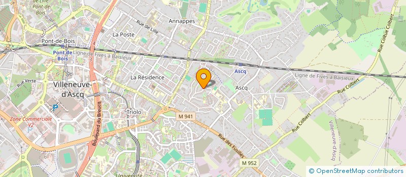 localisation de l'entreprise SCI FIDELE LHERMITTE à VILLENEUVE-D'ASCQ