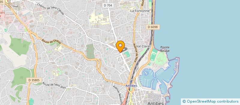 localisation de l'entreprise SCI FIDELITE à ANTIBES