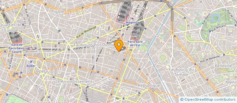 localisation de l'entreprise SCI FIDELITE - PARADIS  PARIS