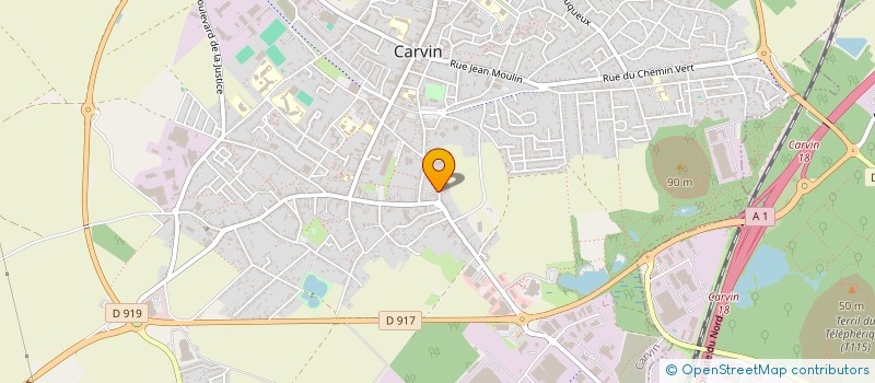 localisation de l'entreprise SCI FIDES  CARVIN