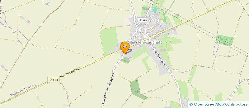localisation de l'entreprise SCI FIDEV à VILLERS-EN-CAUCHIES
