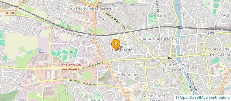 localisation de l'entreprise SCI FIDIMACOE à LAVAL