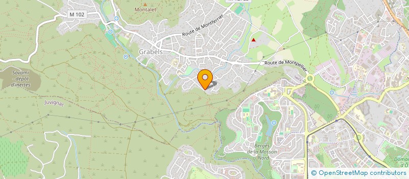 localisation de l'entreprise SCI FIDINVEST  GRABELS