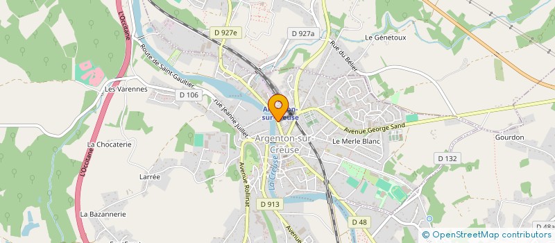 localisation de l'entreprise SCI FIDJI à ARGENTON-SUR-CREUSE