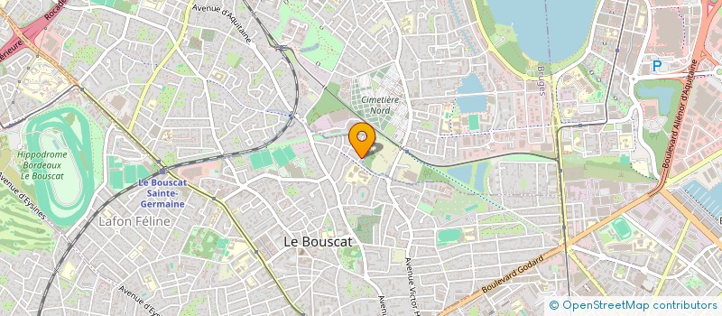 localisation de l'entreprise SCI FIDJI  LE BOUSCAT