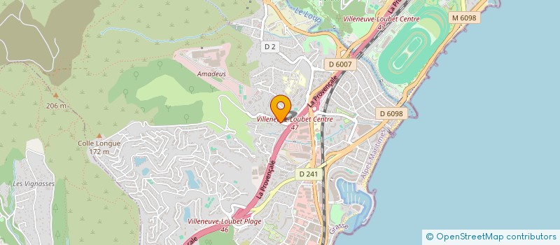 localisation de l'entreprise SCI FIDJI à VILLENEUVE-LOUBET