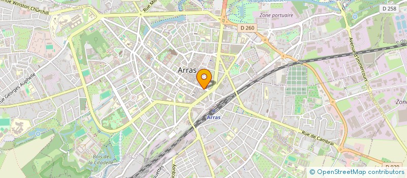 localisation de l'entreprise SCI FIDJI à ARRAS