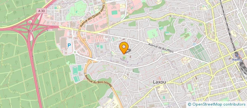 localisation de l'entreprise SCI FIDJI IMMOBILIER  NANCY