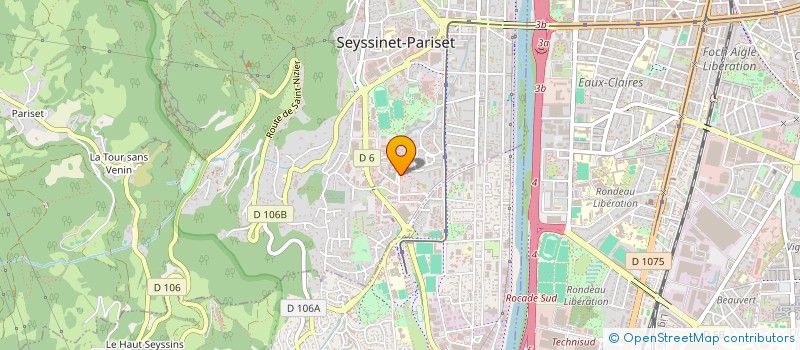 localisation de l'entreprise SCI FIDU MAISONNAT  SEYSSINET-PARISET