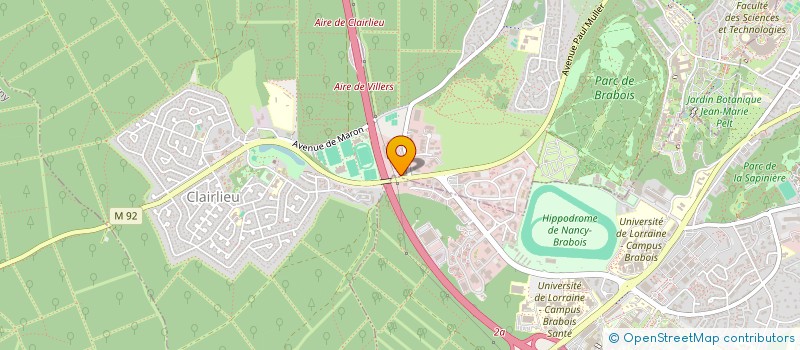 localisation de l'entreprise SCI FIDU NANCY à VILLERS-LES-NANCY