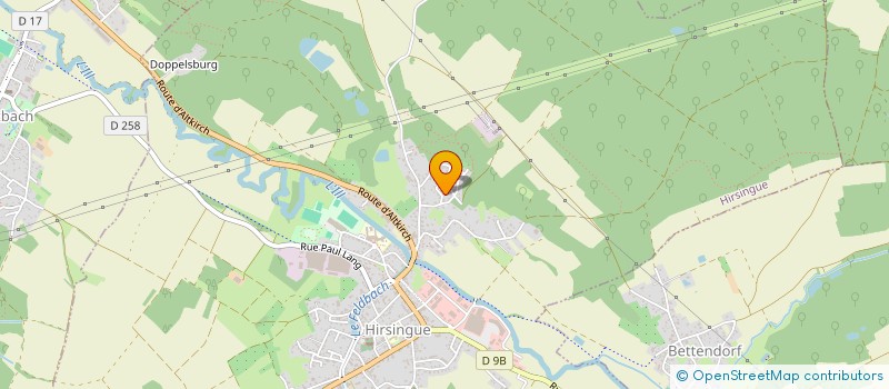 localisation de l'entreprise SCI FIDUCIA  HIRSINGUE