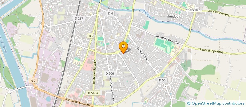 localisation de l'entreprise SCI FIDUCIE  MONTELIMAR