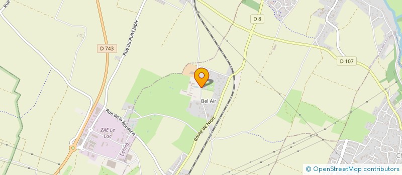 localisation de l'entreprise SCI FIEF DE BEAUME  SAINT-GELAIS