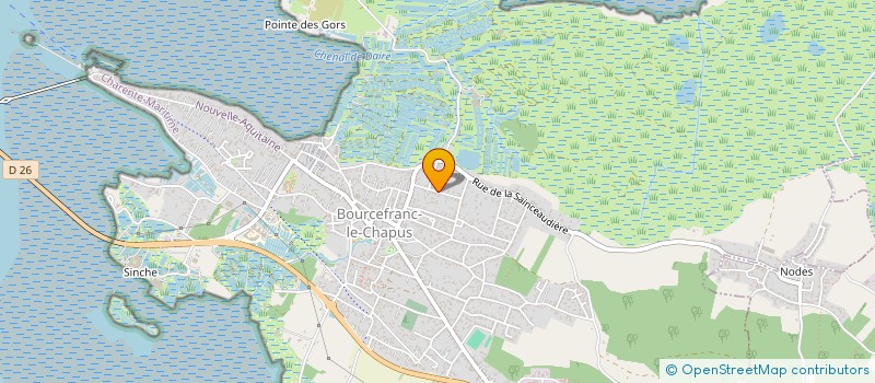 localisation de l'entreprise SCI FIEF DE CHATAIN  BOURCEFRANC-LE-CHAPUS