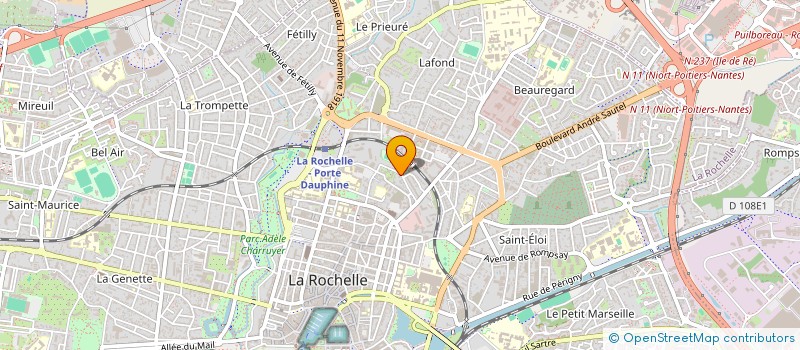 localisation de l'entreprise SCI FIEF DES MINIMES  LA ROCHELLE