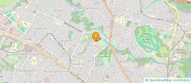 localisation de l'entreprise SCI FIEF ET BOIS à ORVAULT