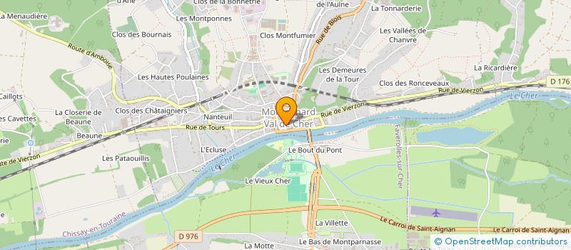 localisation de l'entreprise SCI FIEF TUE LOUP à MONTRICHARD-VAL-DE-CHER