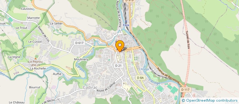 localisation de l'entreprise SCI FIEMO à FOIX