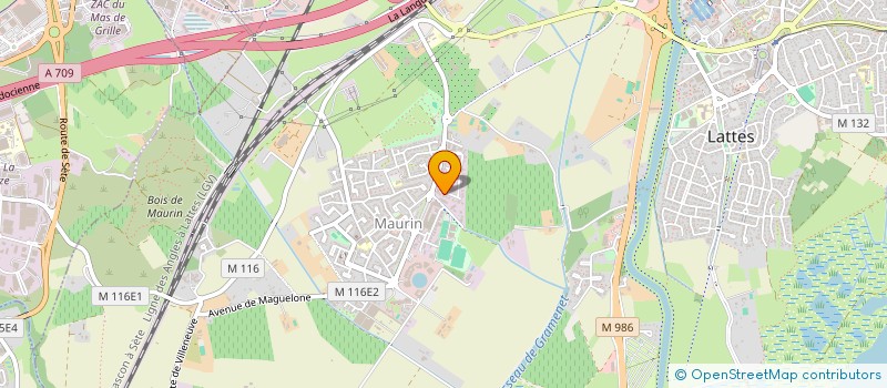 localisation de l'entreprise SCI FIERALLURE à LATTES