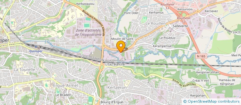 localisation de l'entreprise SCI FIERO  ERGUE-GABERIC