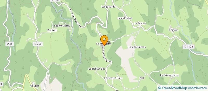 localisation de l'entreprise SCI FIEUGY-D'EN-HAUT  TOURS-SUR-MEYMONT