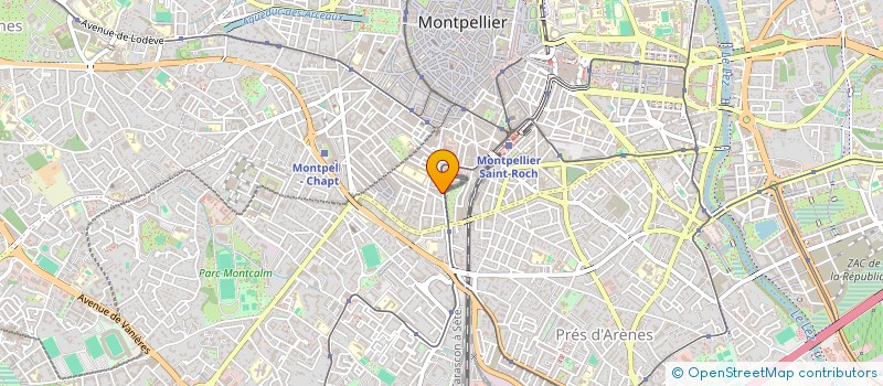 localisation de l'entreprise SCI FIEVET à MONTPELLIER