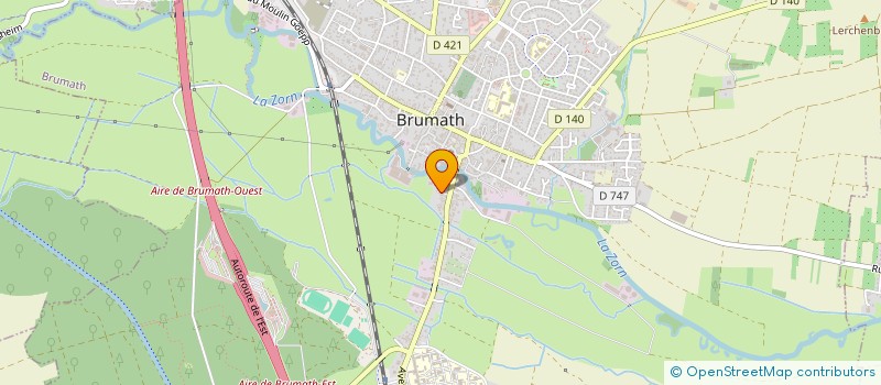 localisation de l'entreprise SCI FIEVET-ZIMMER  BRUMATH