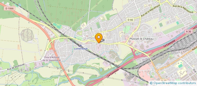 localisation de l'entreprise SCI FIGARO  LUTTERBACH