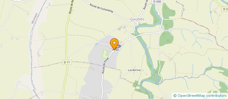 localisation de l'entreprise SCI FIGARO à GAUDIES