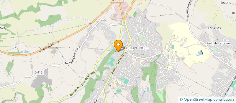localisation de l'entreprise SCI FIGEAC  FOULAYRONNES