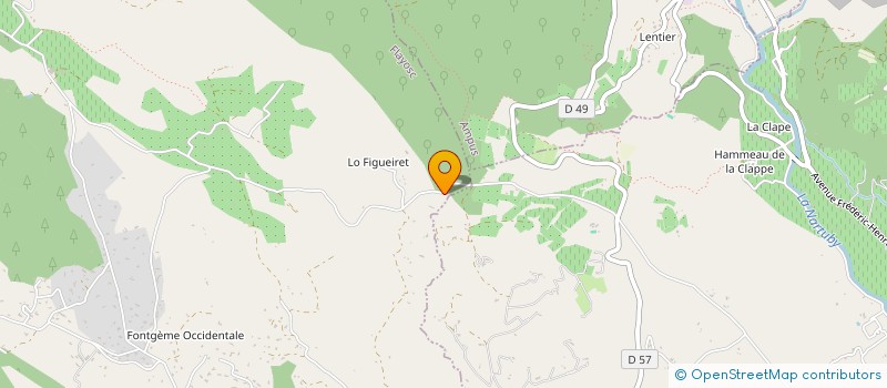 localisation de l'entreprise SCI FIGNEHUSET  FLAYOSC