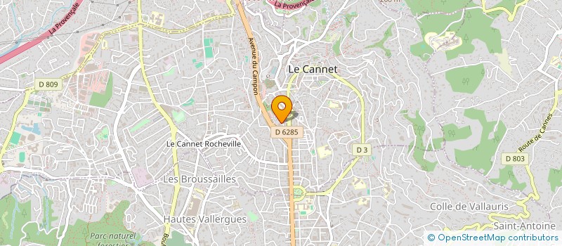 localisation de l'entreprise SCI FIGORITO ET ASSOCIES à LE CANNET