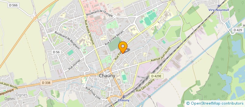 localisation de l'entreprise SCI FIGUE  CHAUNY