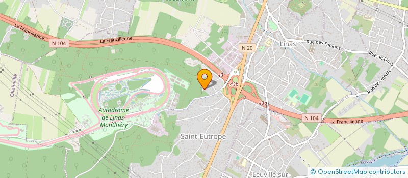 localisation de l'entreprise SCI FIIL FINANCIERE INVESTISSEMENT IMMOBILIER LOCATIF à LINAS