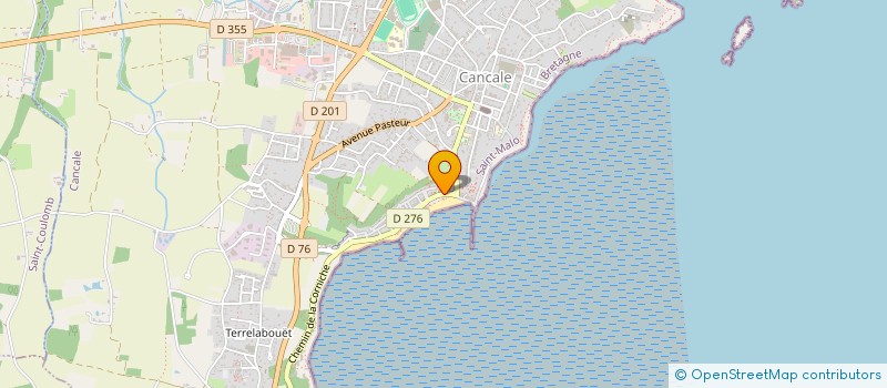 localisation de l'entreprise SCI FIJ  CANCALE