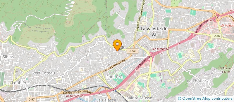 localisation de l'entreprise SCI FIJE  TOULON