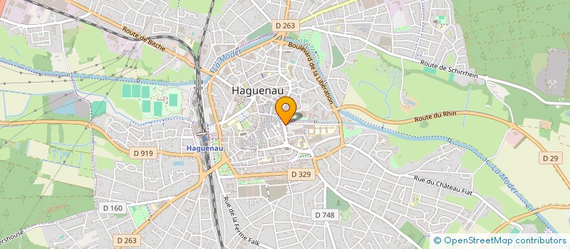 localisation de l'entreprise SCI FIJMKR  HAGUENAU