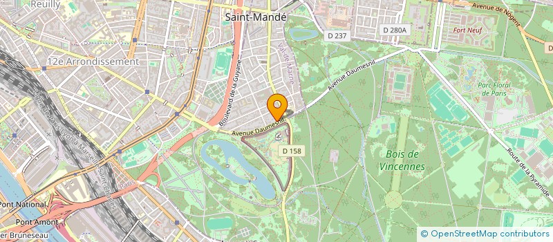 localisation de l'entreprise SCI FIKA à SAINT-MANDE