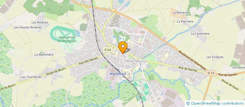 localisation de l'entreprise SCI FIKRY  MACHECOUL-SAINT-MEME