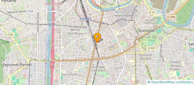 localisation de l'entreprise SCI  FIL  GRENOBLE