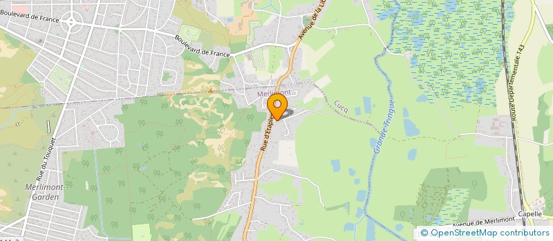 localisation de l'entreprise SCI FIL  MERLIMONT