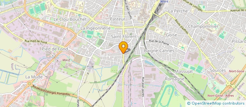 localisation de l'entreprise SCI FIL à NIORT